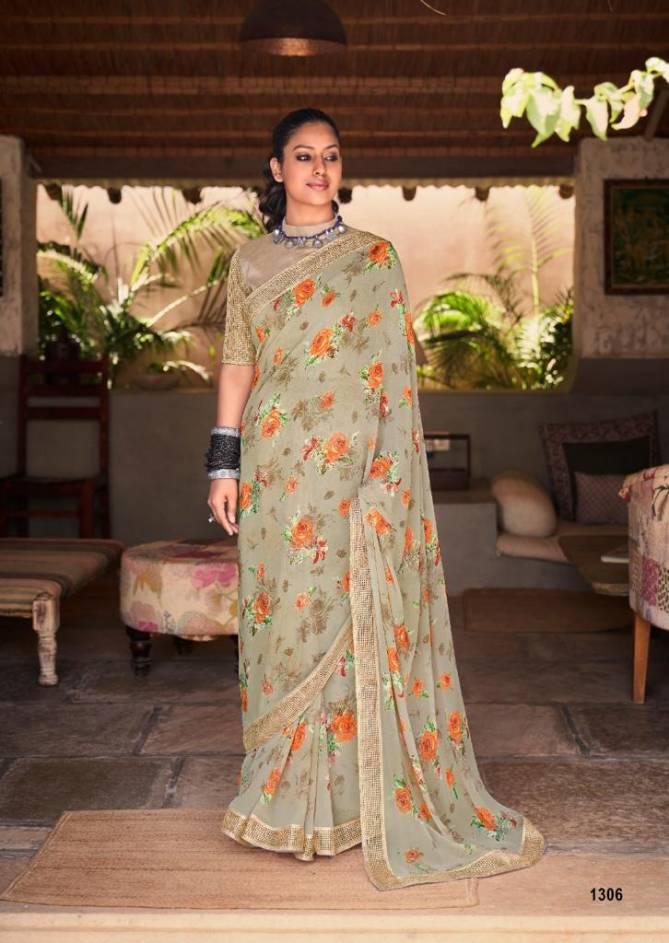 Kashvi Madhuri Latest Designer Ethnic Wear Georgette Saree Collection